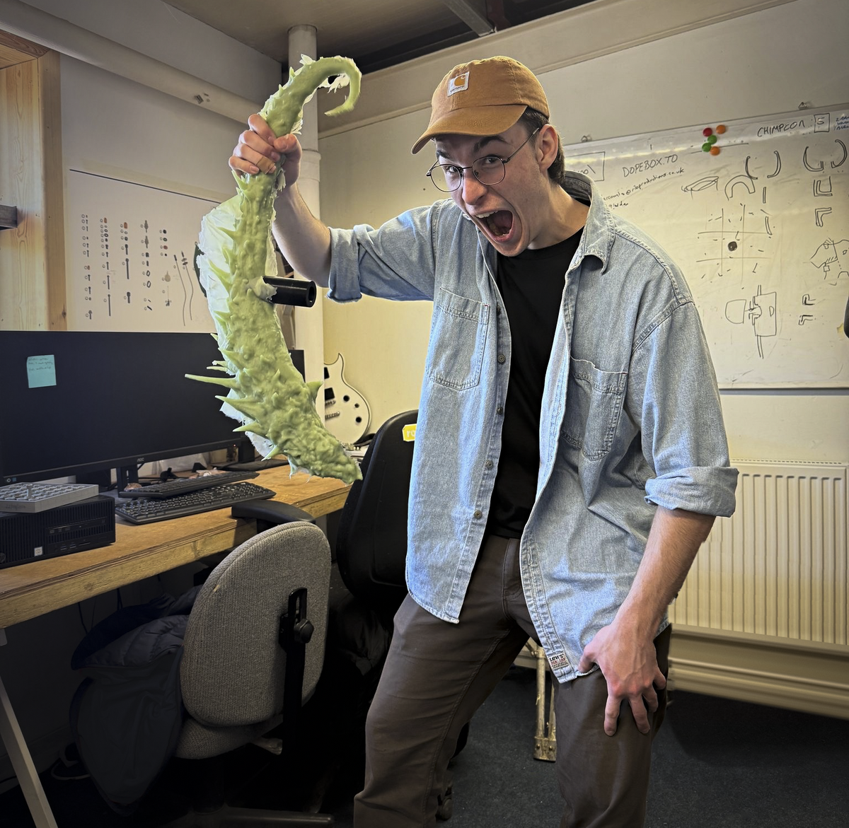 Working practical effects on Bone Keeper